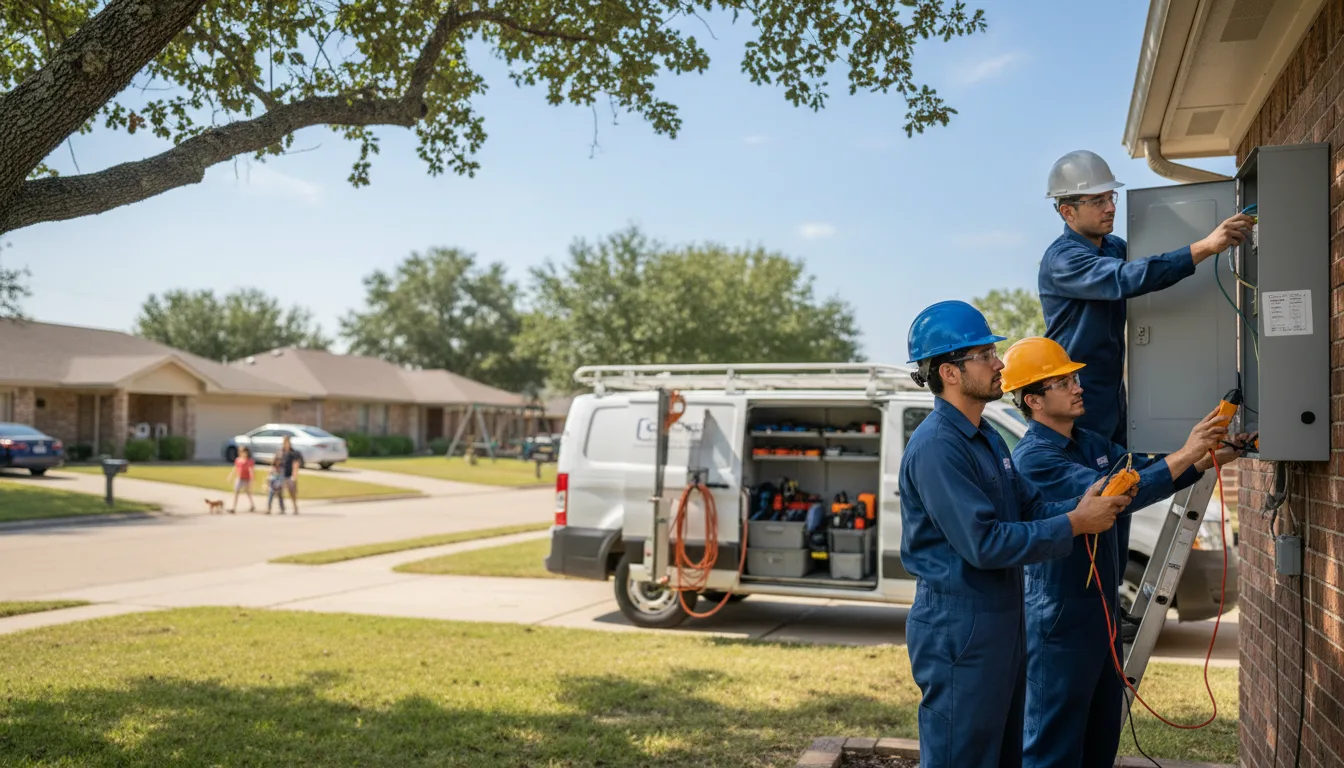 Certified electrician providing emergency electrical services in Archer, IA